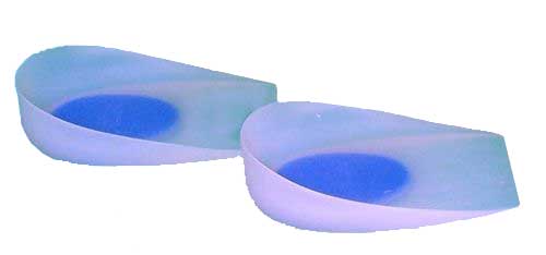 Typische Hilfsmittel: Silikonfersenpuffer